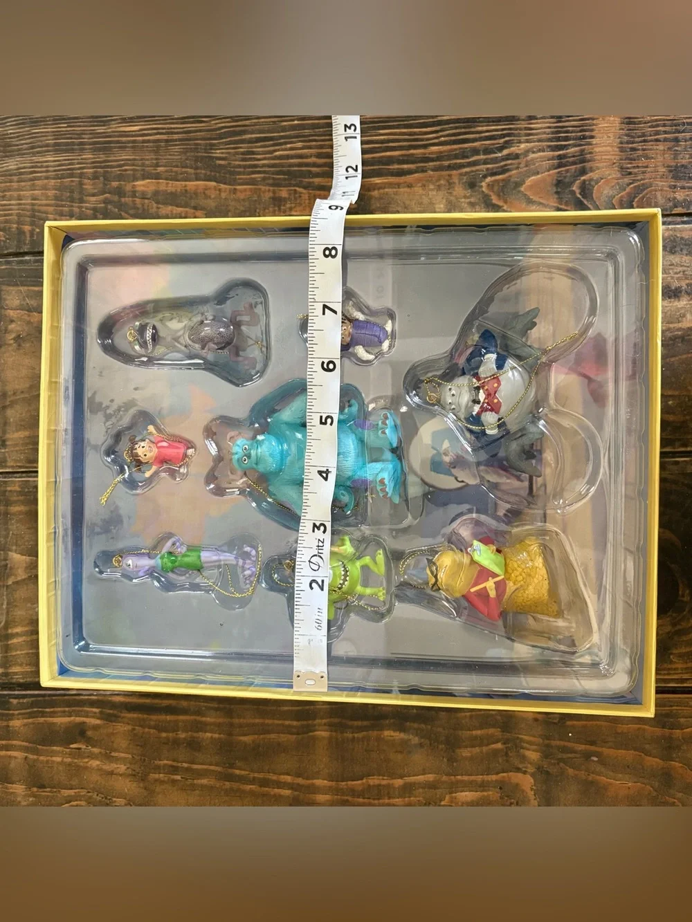 Disney Pixar Monsters, Inc. Storybook Ornament Set of 8